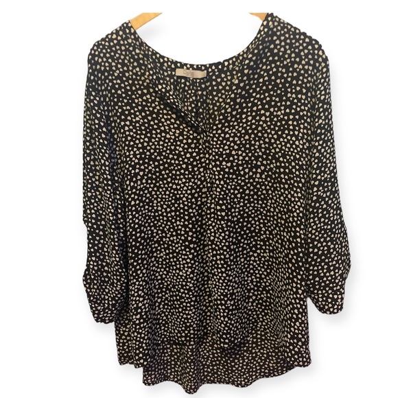 Dalia Heart Print Blouse Size XL - Picture 1 of 4